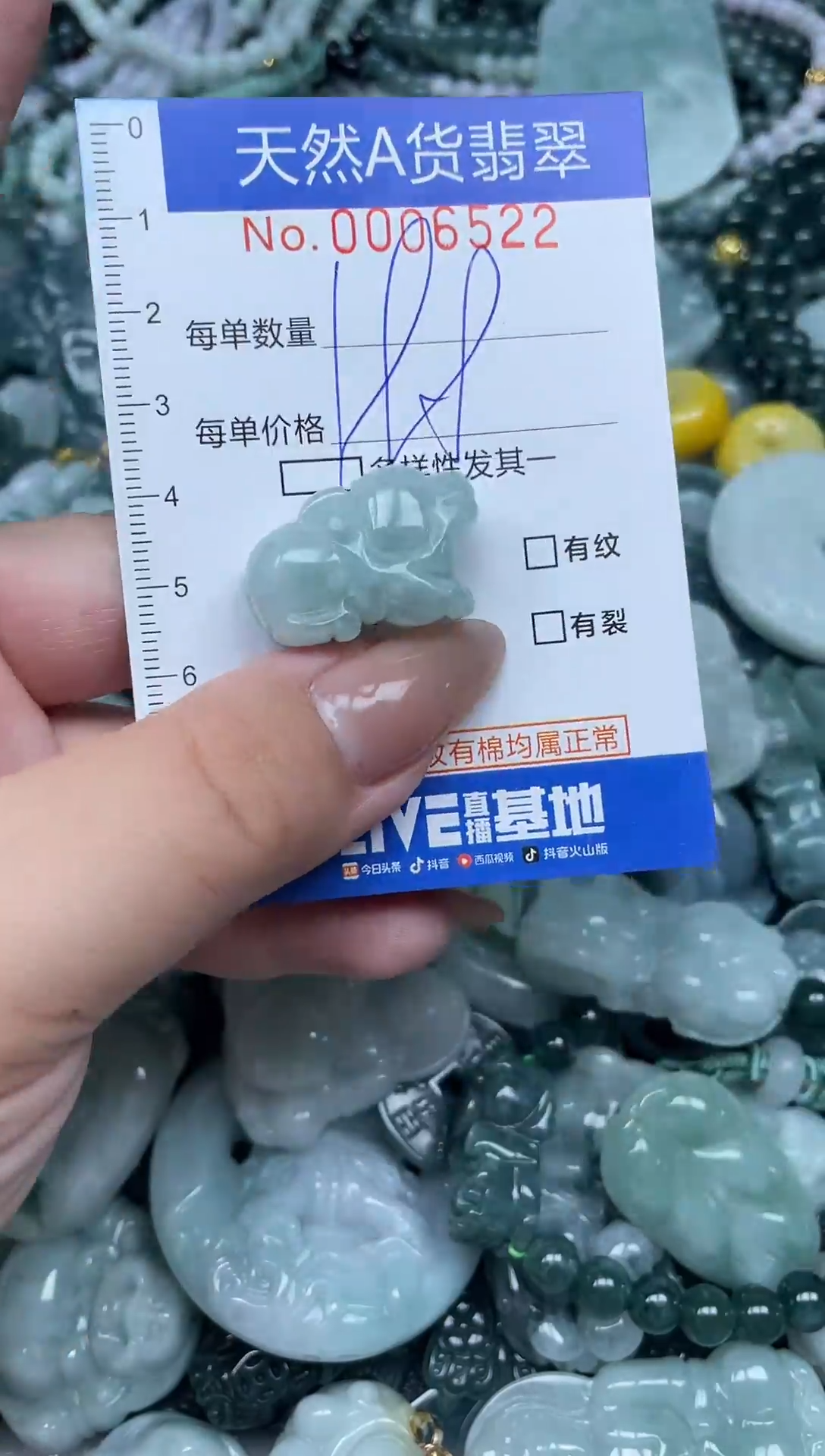 颈饰未镶嵌翡翠天然A货 支持复检