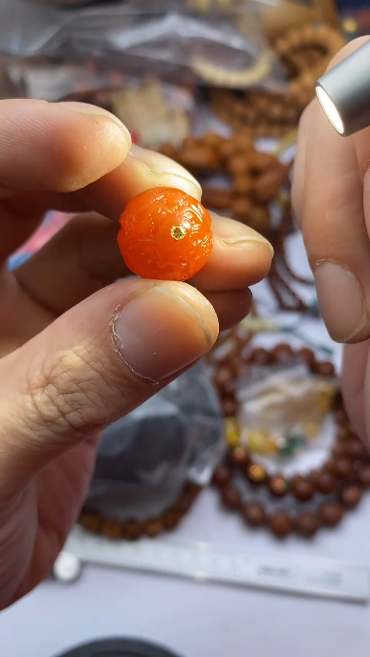 【闪购商品】南红玛瑙珠子合金南红配饰珠子