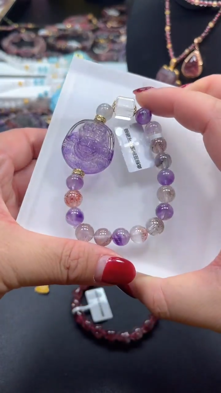 【闪购商品】水晶颈饰未镶嵌【百晶灵儿】天然定制款