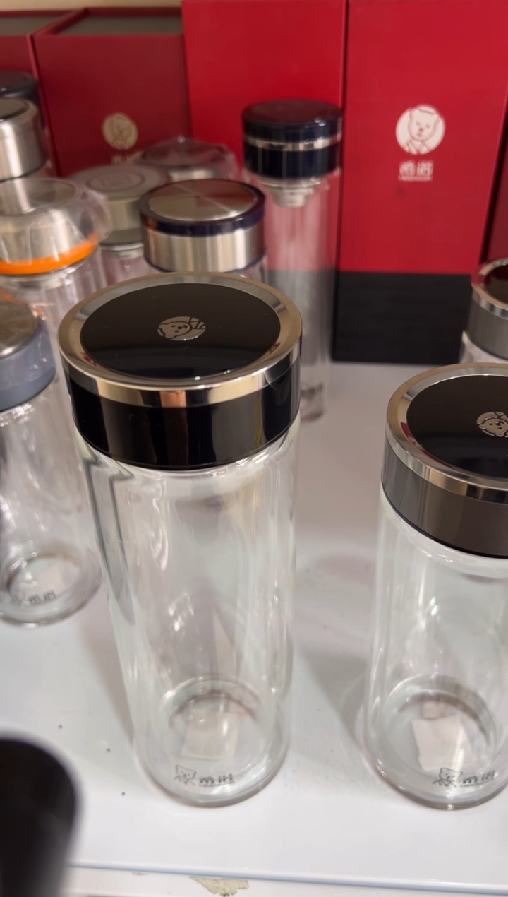【闪购商品】双层高档340ml高硼硅茶杯