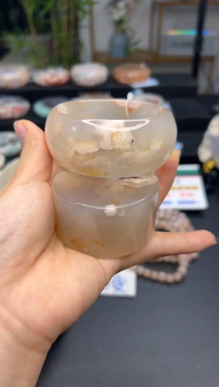 【闪购商品】石英质玉手镯未镶嵌A1276(59圈赠送镯心)