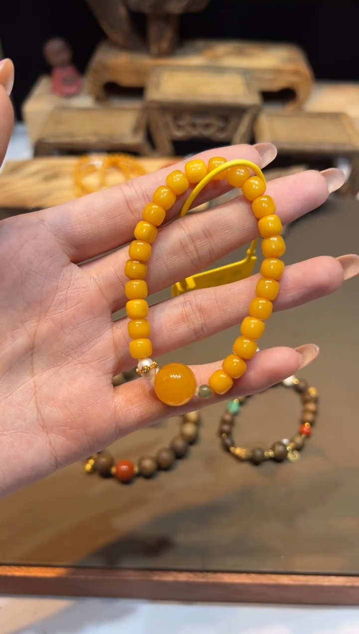 未镶嵌琥珀手饰手饰@@E7019