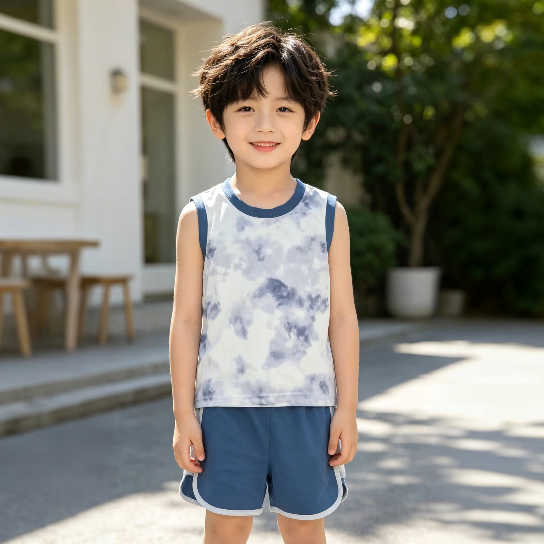 【小飞象】紫蓝针织家居服863970