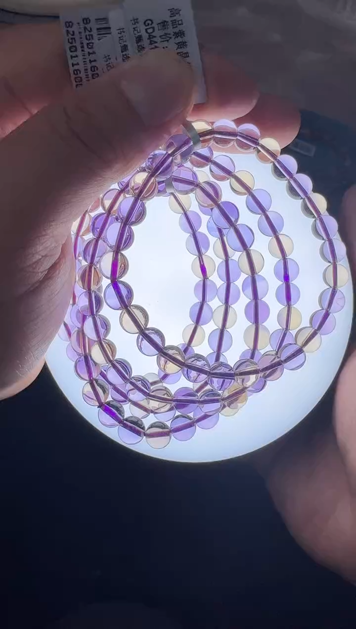 【闪购商品】水晶手链未镶嵌GD4411 约6mm多样性发一件