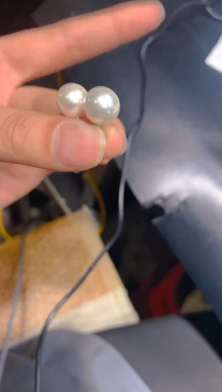 【闪购商品】淡水珍珠耳钉银S925镶嵌96定制多样性发其一