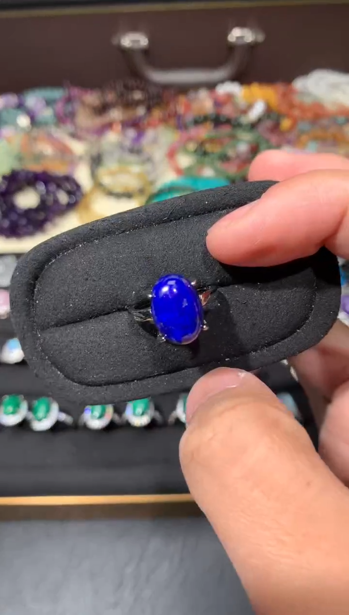 未镶嵌青金石戒指F27【多样性发其一】