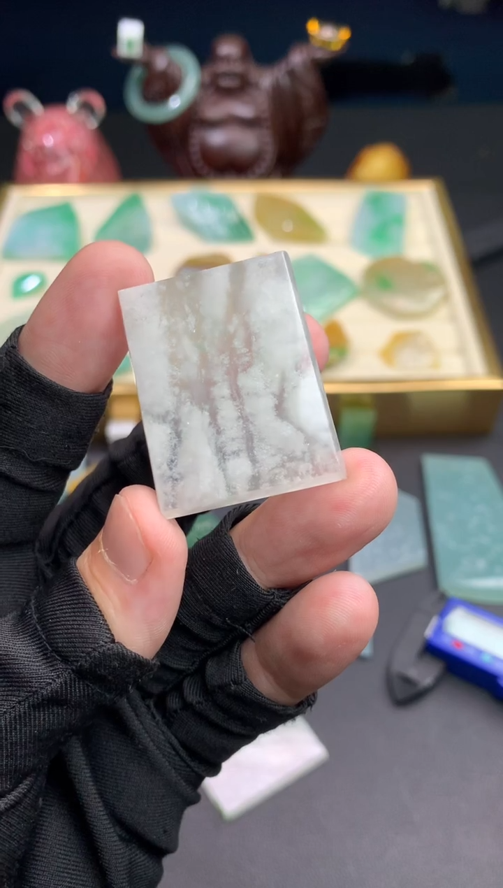 未镶嵌定制翡翠l***y天然翡翠裸石（包工）
