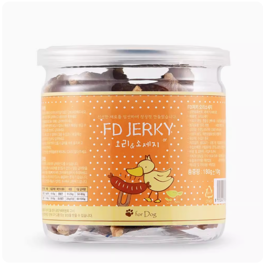韩国FD狗狗通用零食肉肠牛肉肠鸭肉肠羊肉肠鸡肉肠训练奖励零食
