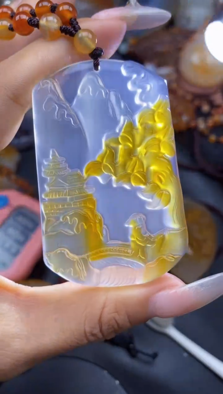 【闪购商品】玛瑙/玉髓颈饰合金ll