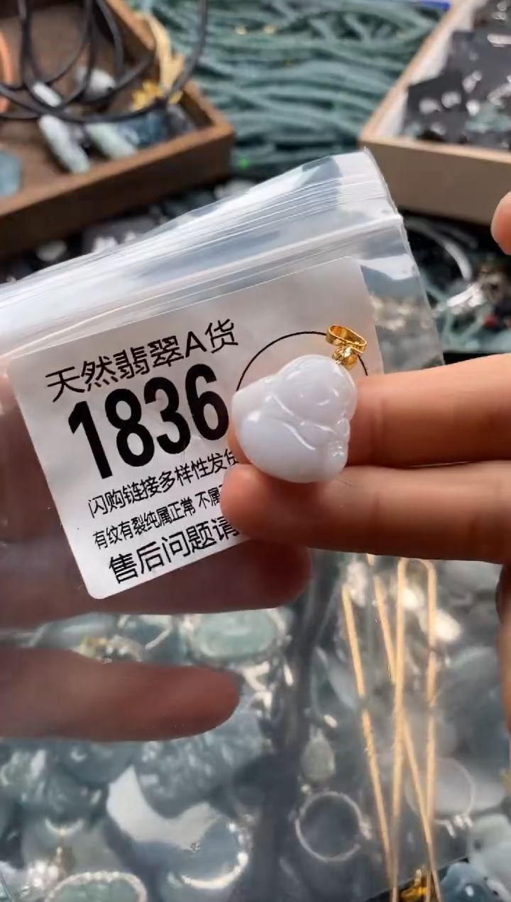 【闪购商品】翡翠颈饰未镶嵌翡翠1836