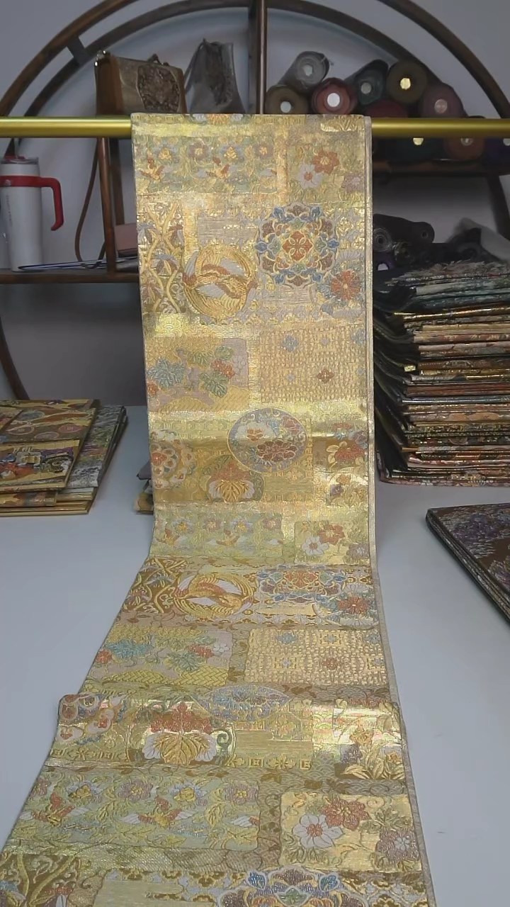 【闪购商品】织绣49西阵织六通宝相花