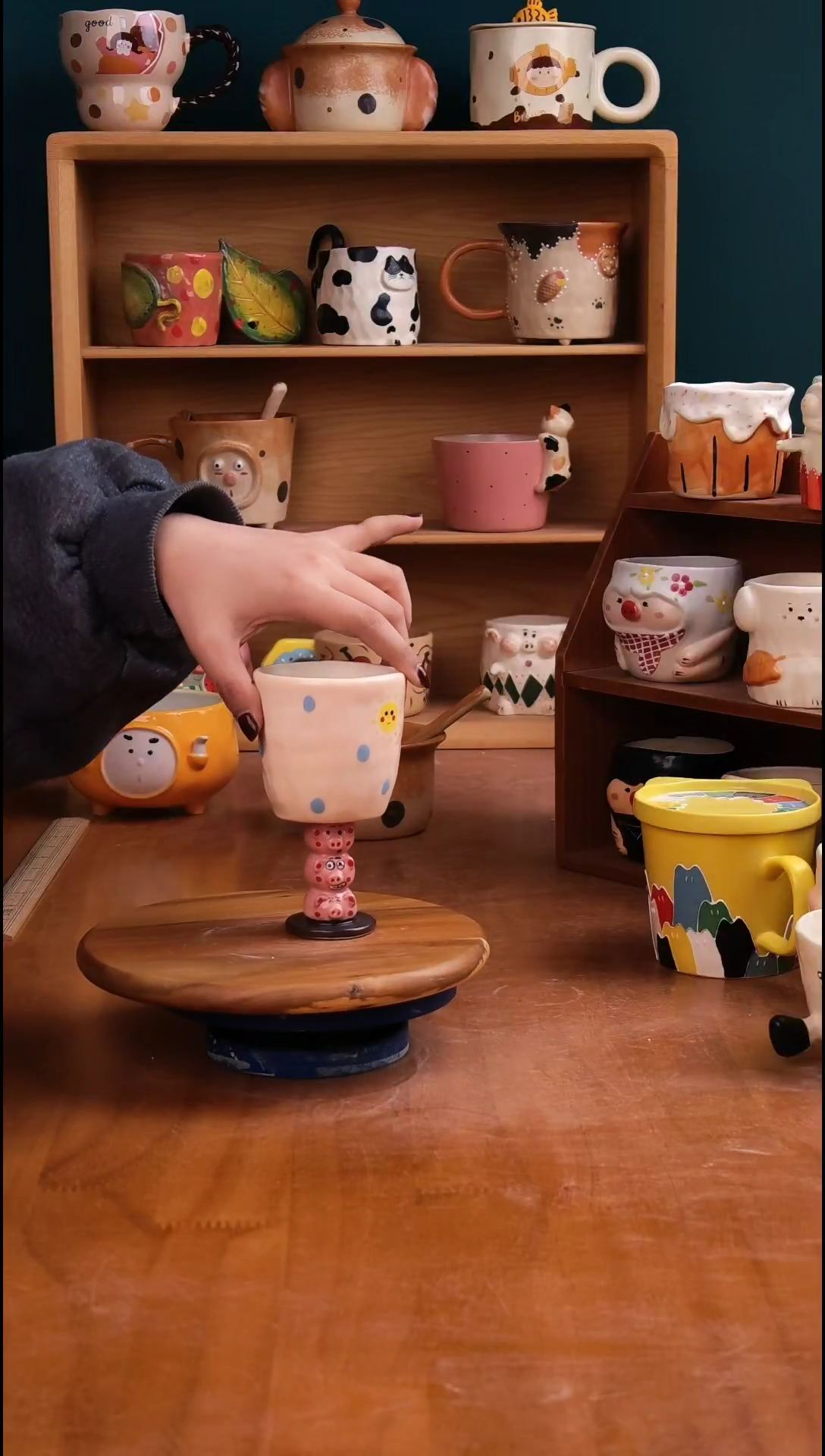 摆件陶景德镇原创手工陶瓷