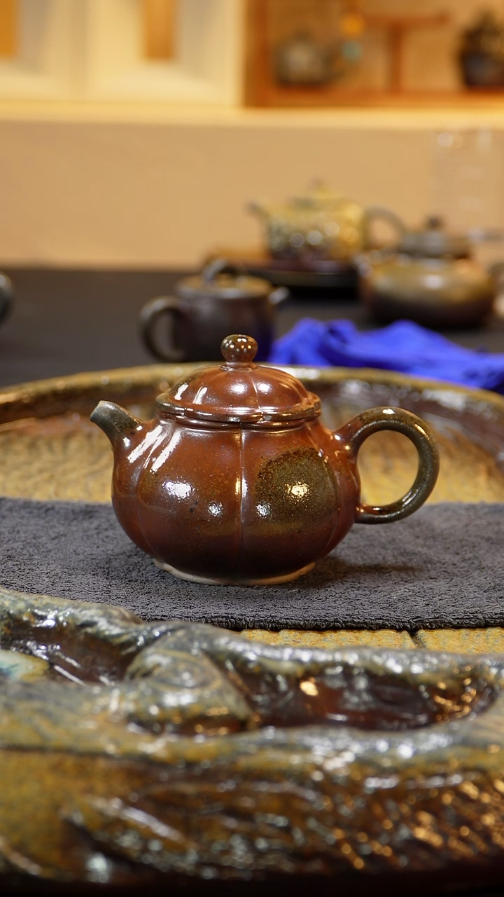 紫砂柴烧纯自然柴烧220毫升