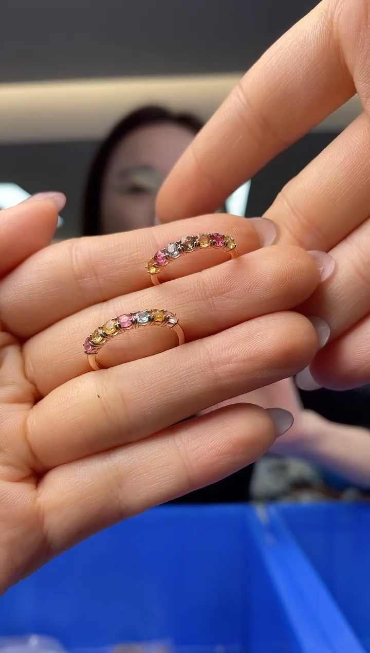 【闪购商品】碧玺·银S925镶嵌（多样性发一件）