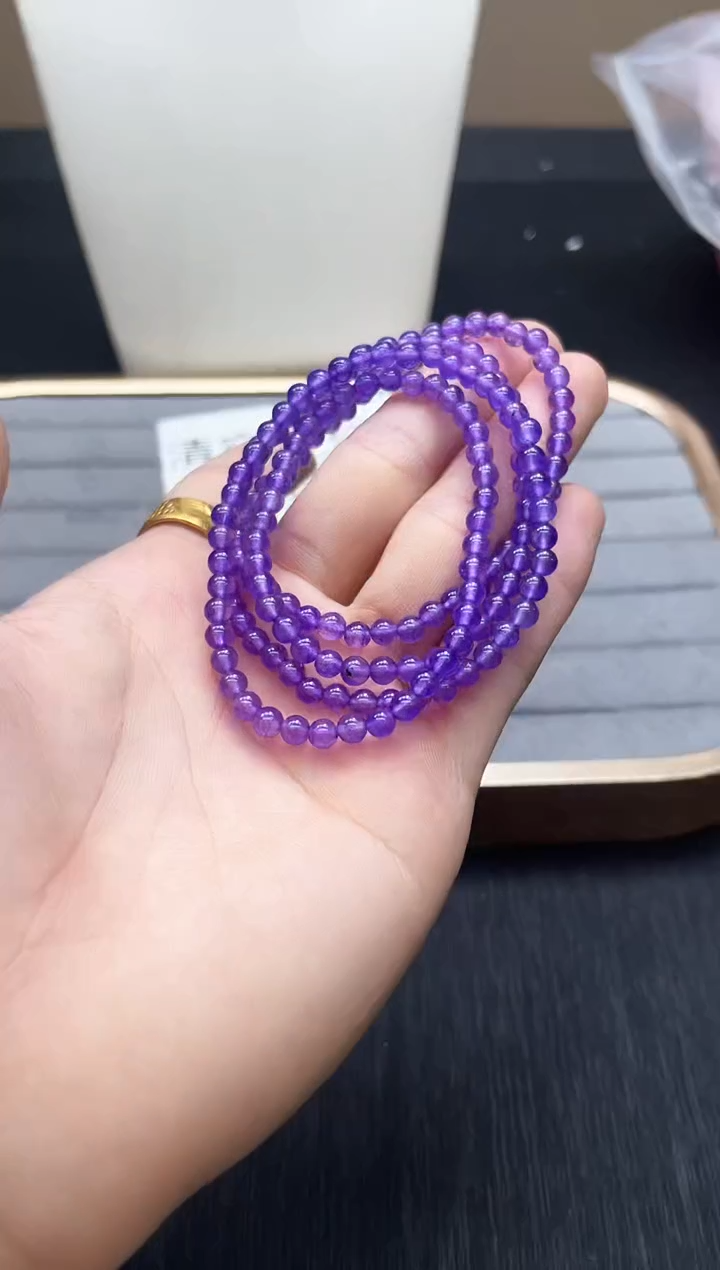 所见即所得 168冰紫多圈4mm