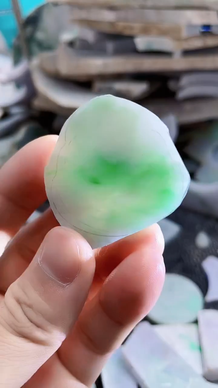 裸石翡翠天然A货翡翠板料