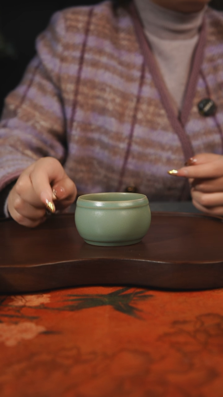 杯子瓷汝州原产地原矿仿古老釉q