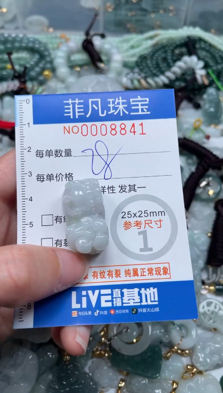 【闪购商品】翡翠颈饰未镶嵌00..8841