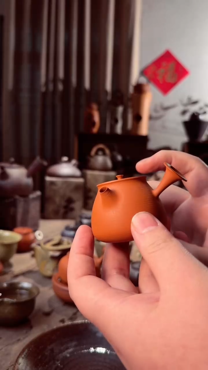 【闪购商品】壶70CC无窝潮州鸡蛋黄纯手拉泡茶壶