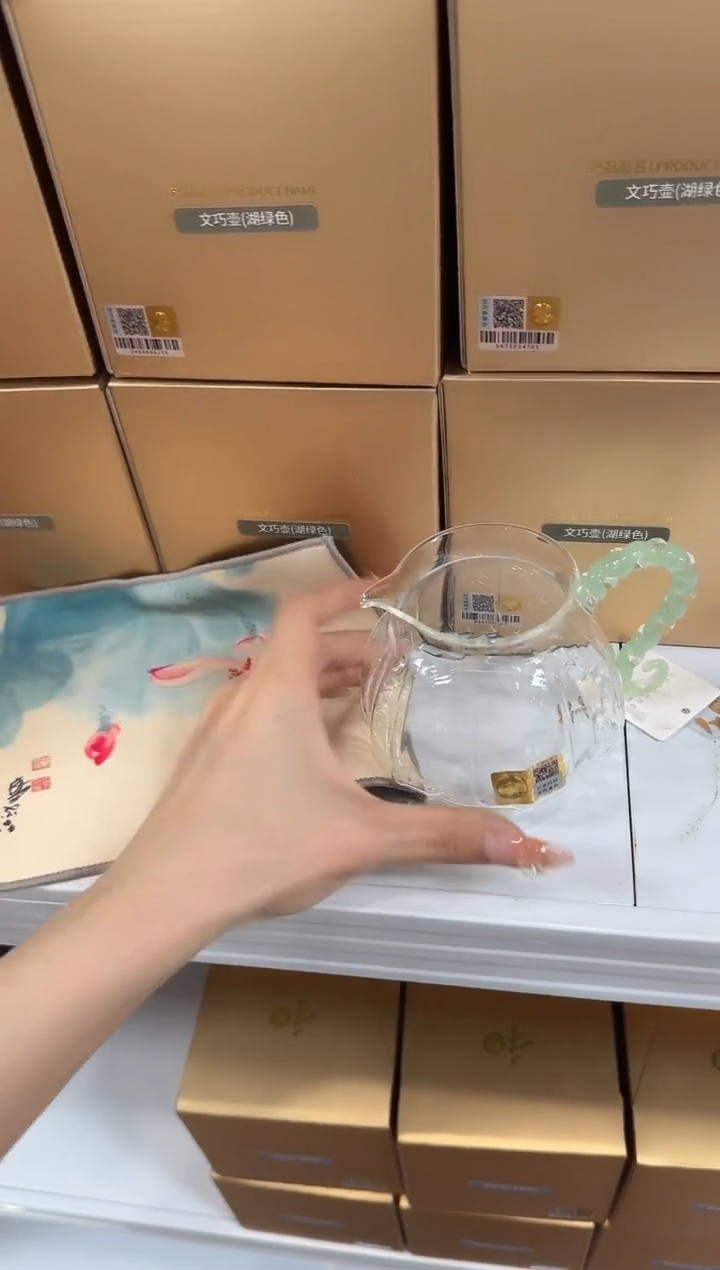 @@禾器莲意浅玉色+荷花茶巾