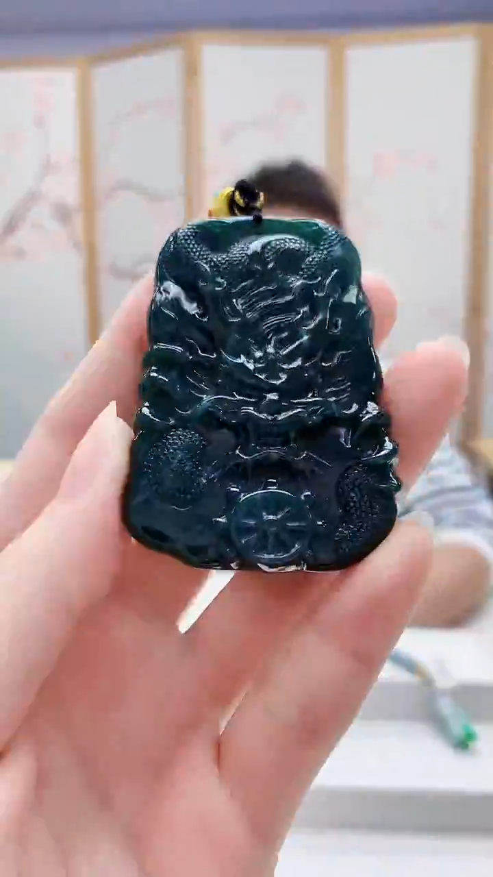 未镶嵌定制翡翠5175ry-毛货挂件98