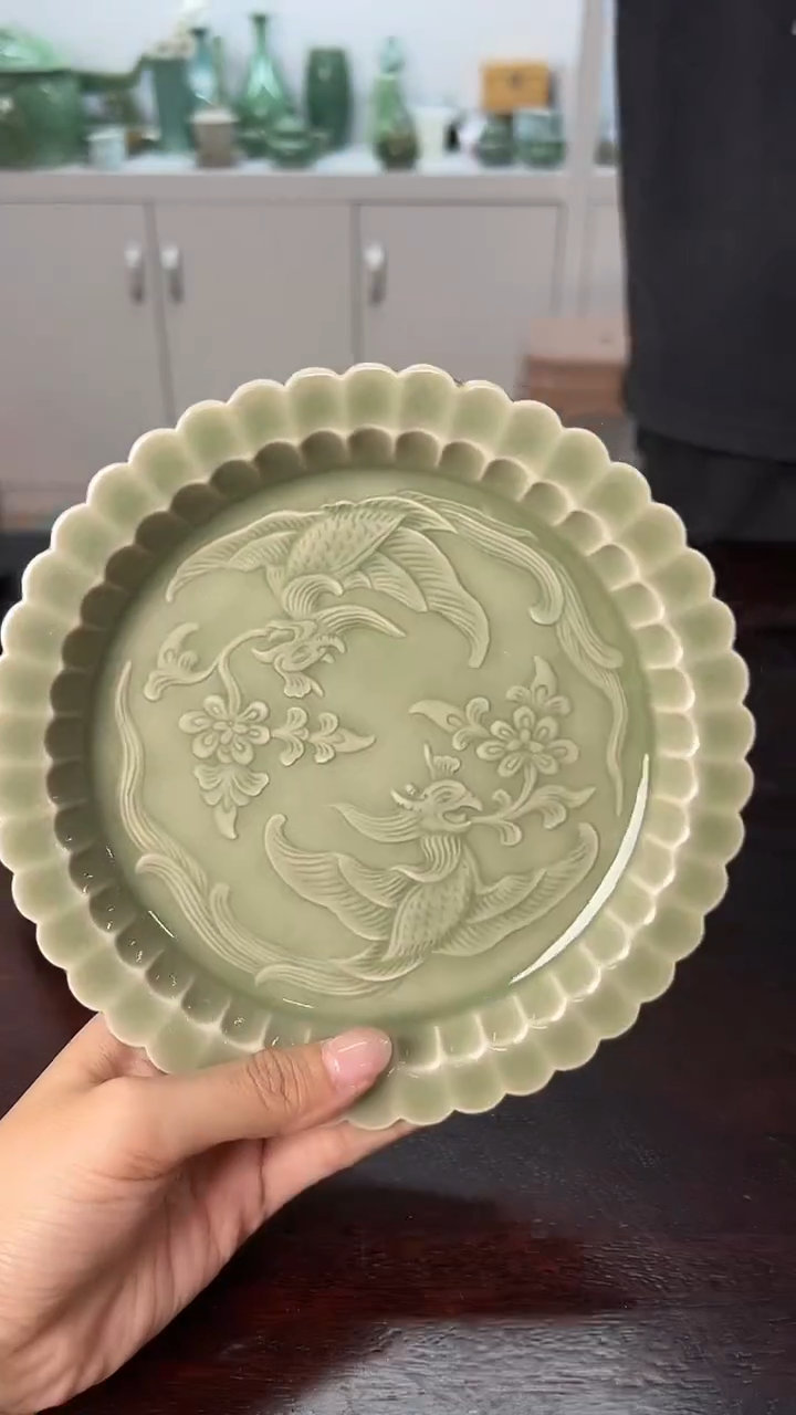 龙泉云间青瓷小米茶器
