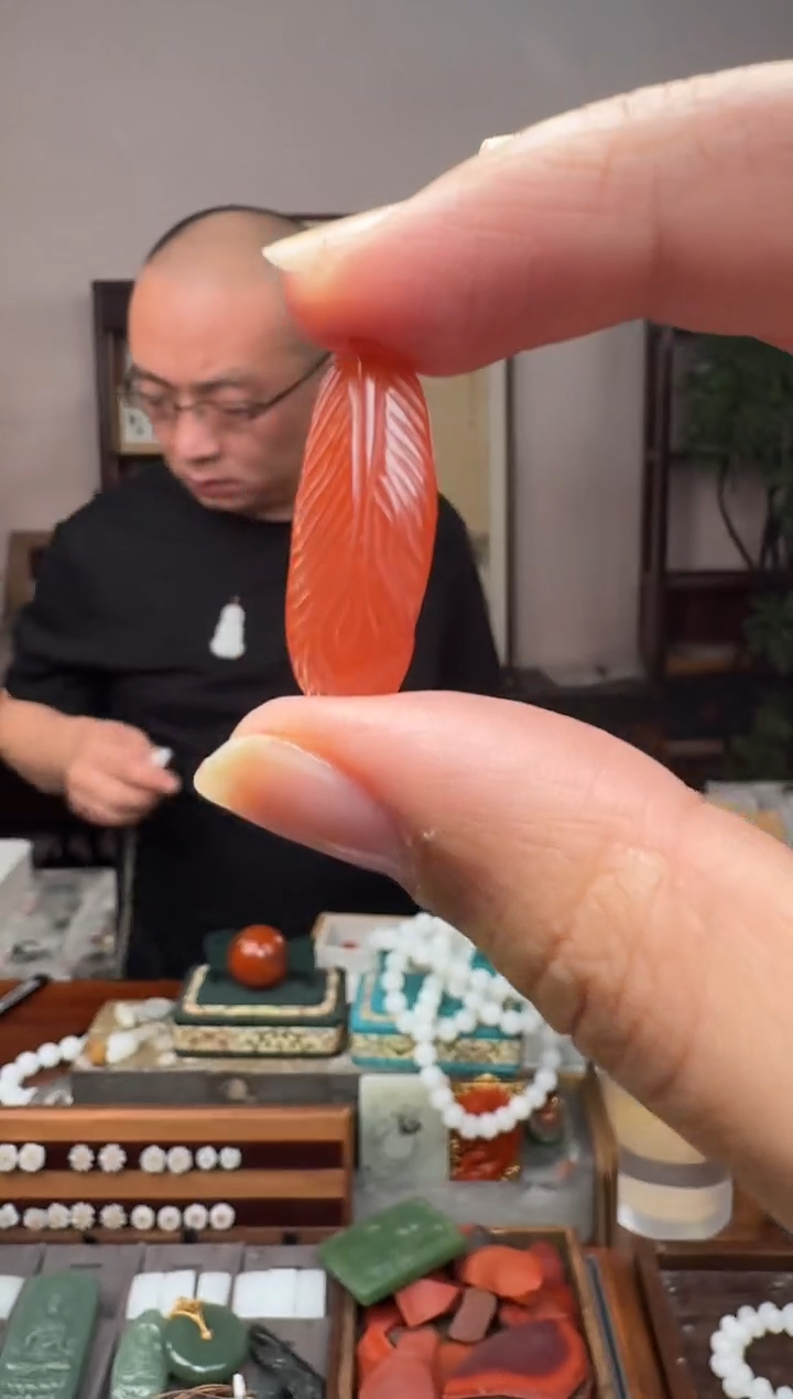 未镶嵌南红玛瑙挂件p140