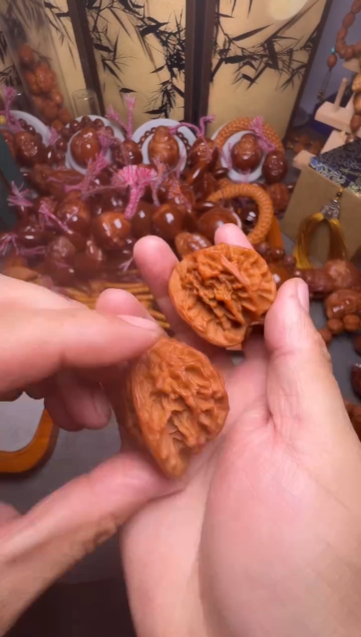 手串橄榄核核桃一对