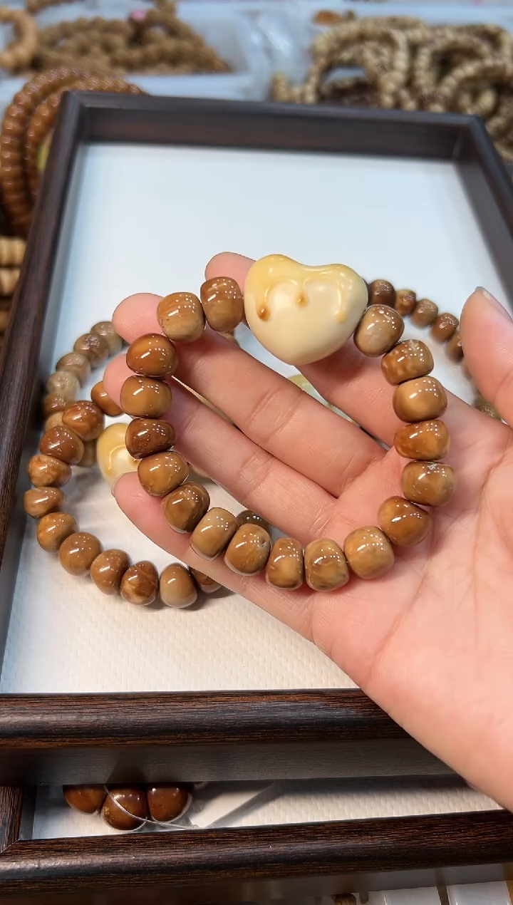 手串库克卡12mm左右 随行糖豆【楼兰 妖花】单圈