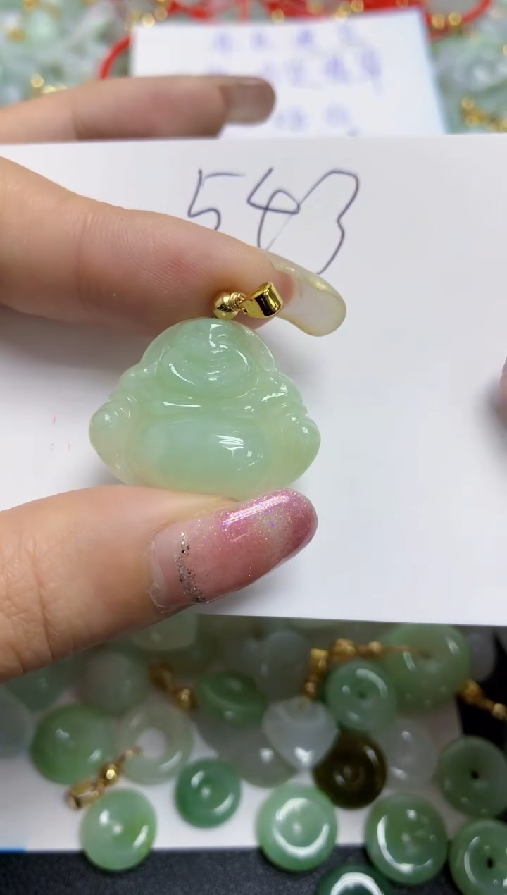 【闪购商品】翡翠颈饰合金天然翡翠A货