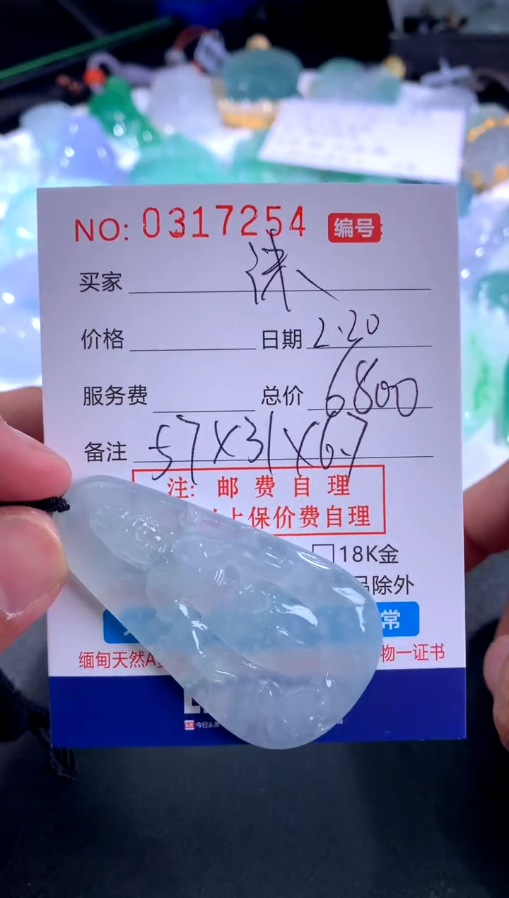 【闪购商品】翡翠颈饰未镶嵌沫