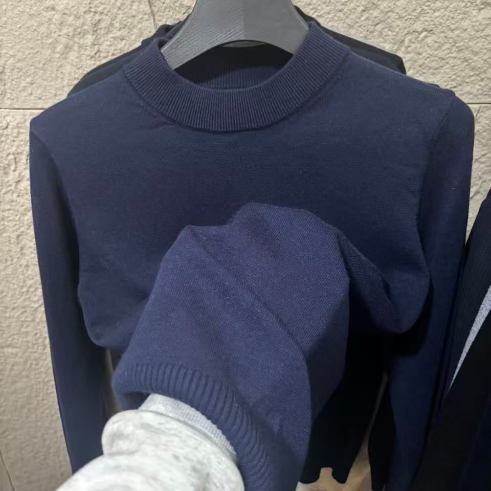 【半高领】纯羊毛480g秋冬内搭打底衫羊毛衫毛衣