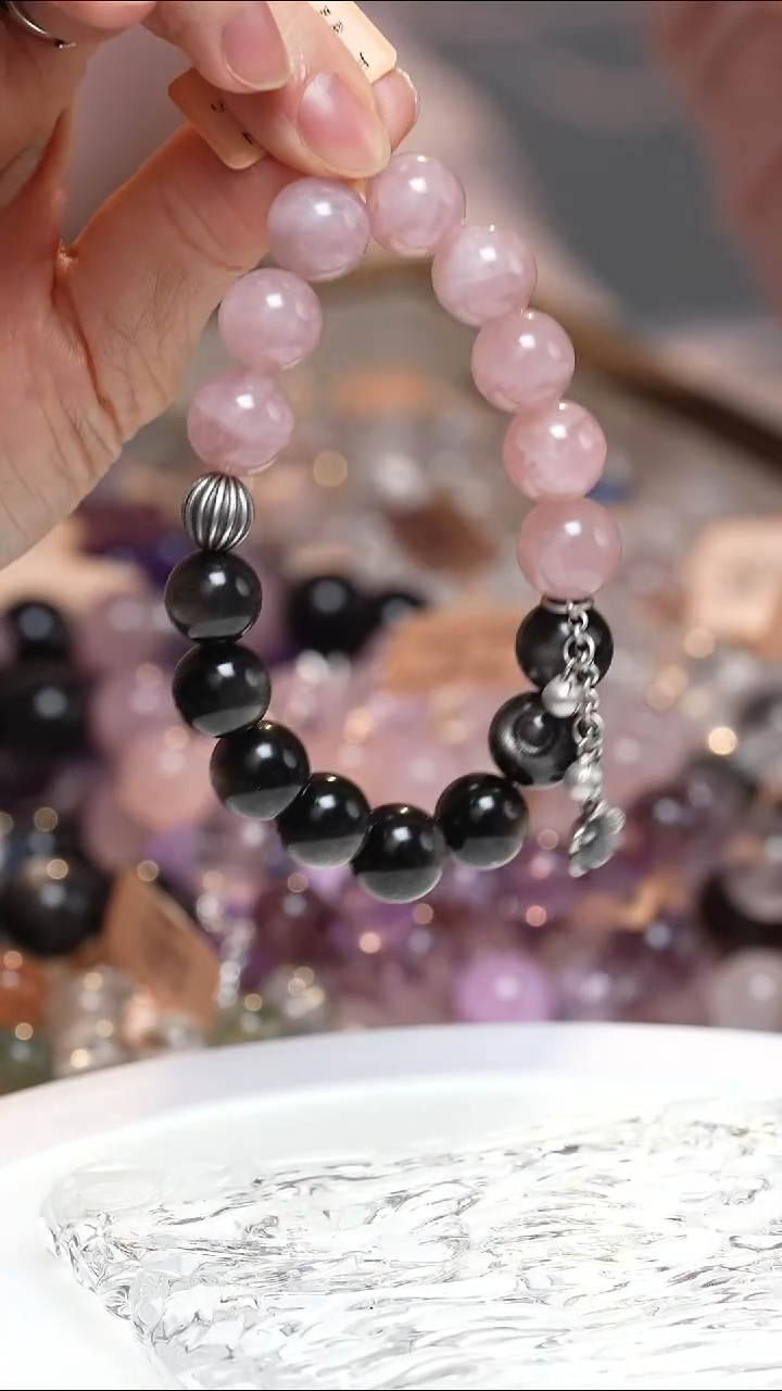 未镶嵌手串水晶粉水晶手串·MM0025NOV022L255