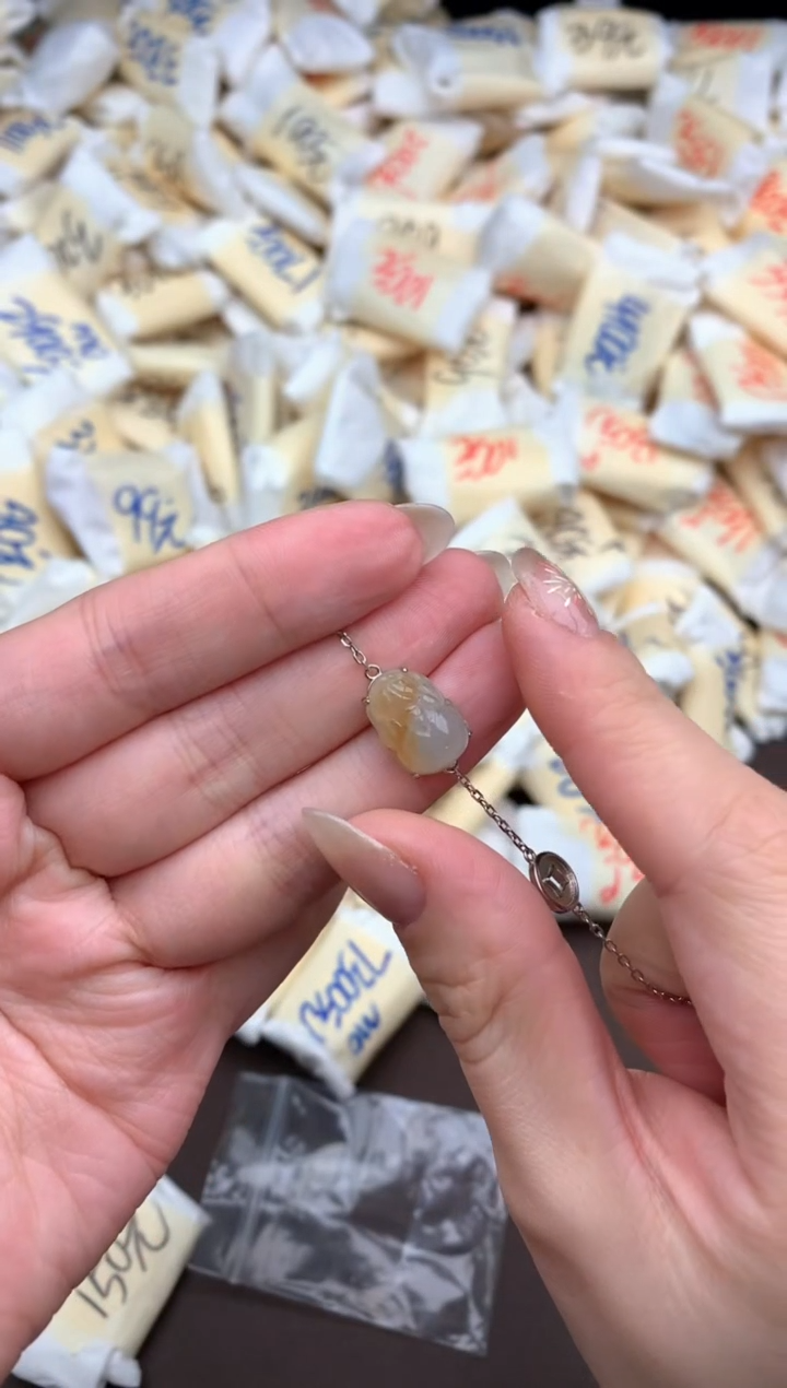 【闪购商品】翡翠手链银S925镶嵌一