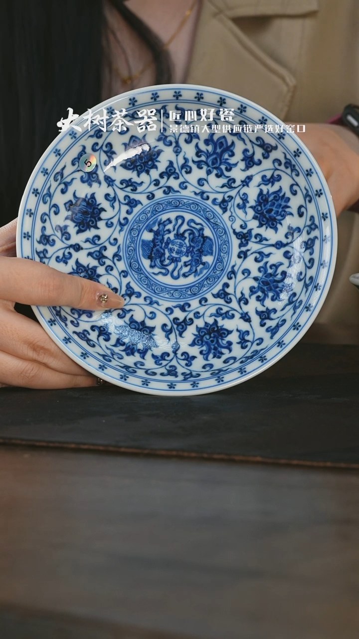 杯刘建锋窑狮心缠枝莲壶承