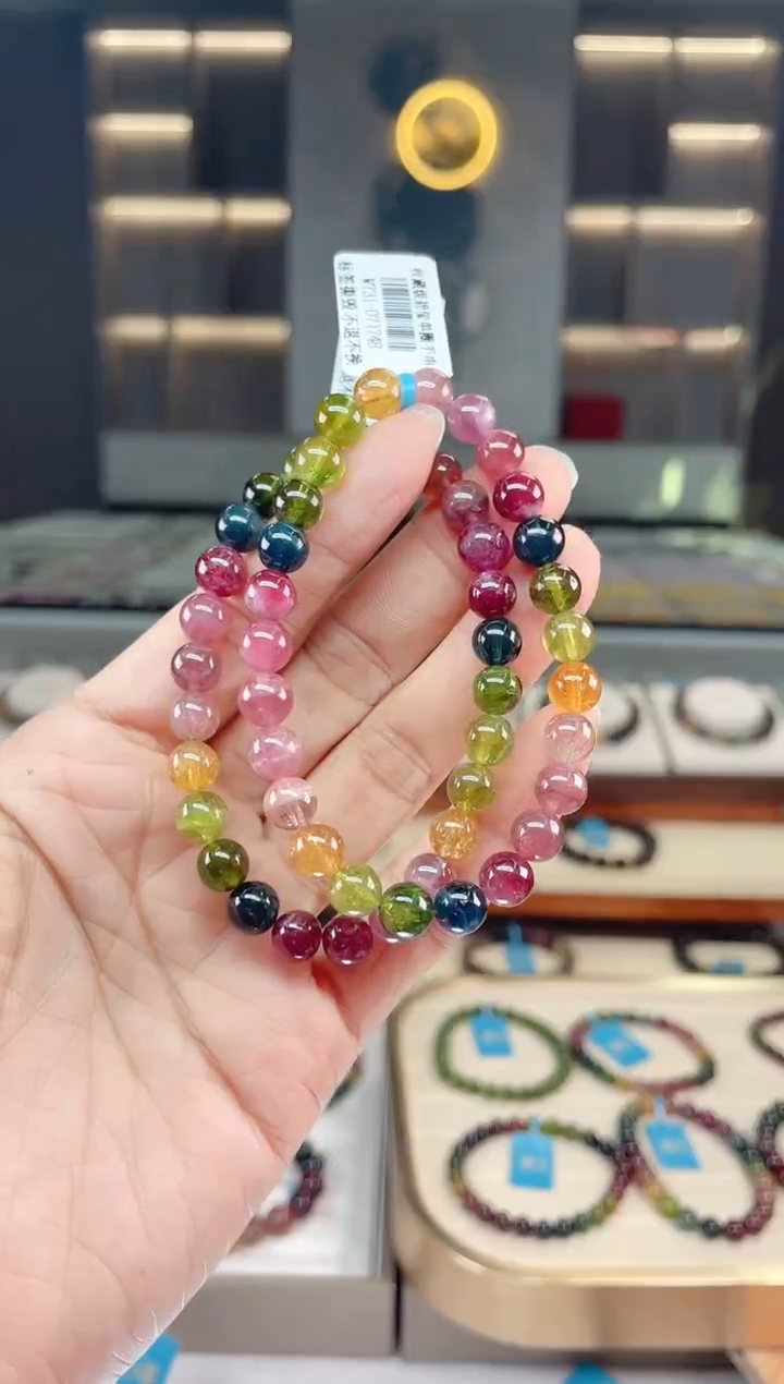 【闪购商品】碧玺单圈手串未镶嵌（多样性发一条）Q