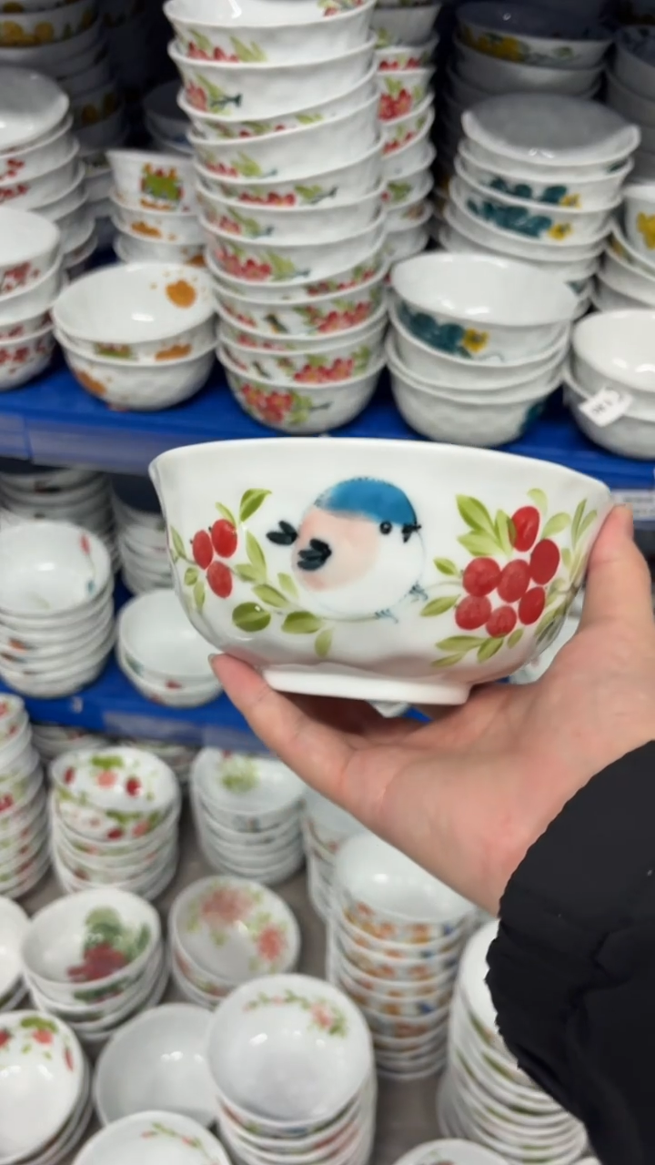 景德镇手绘釉中彩（食品级）捏捏碗