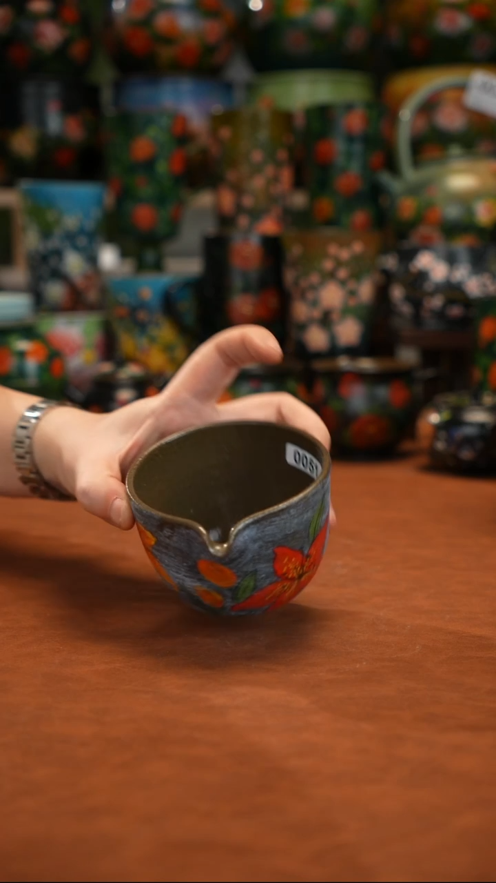 油画  釉下彩   杯子