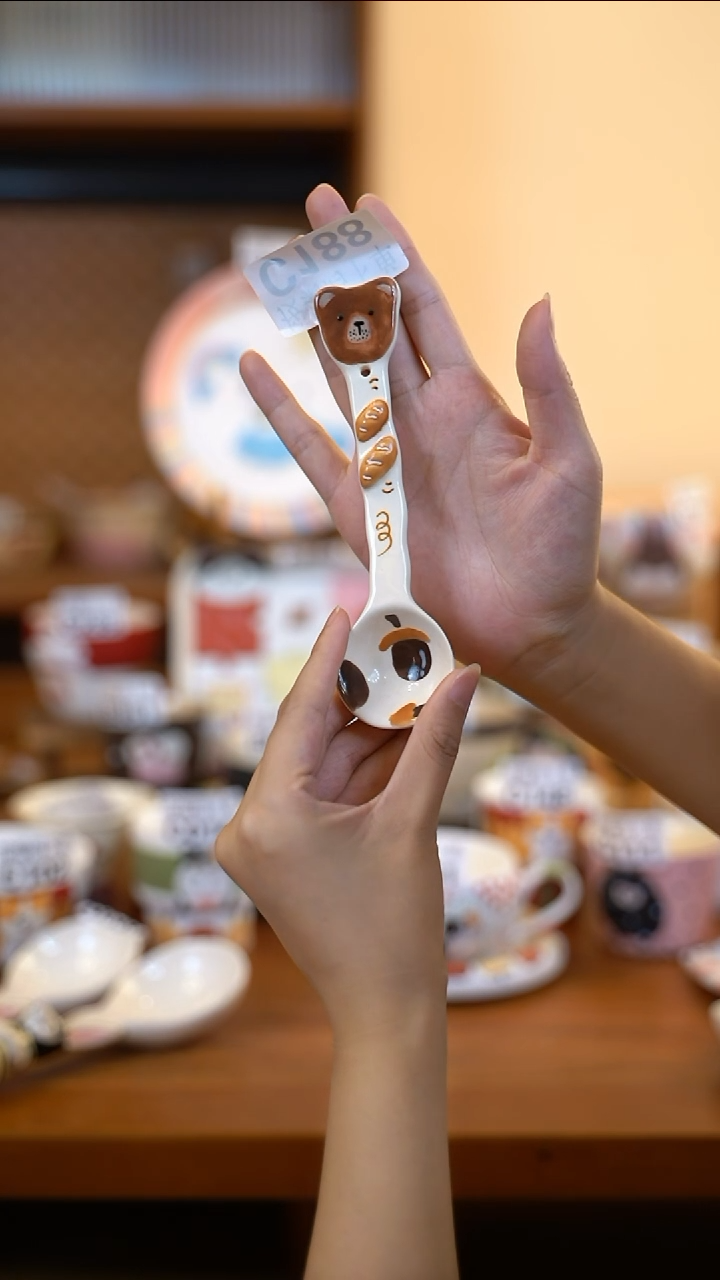 摆件C188 阿满屋手工手作陶瓷 