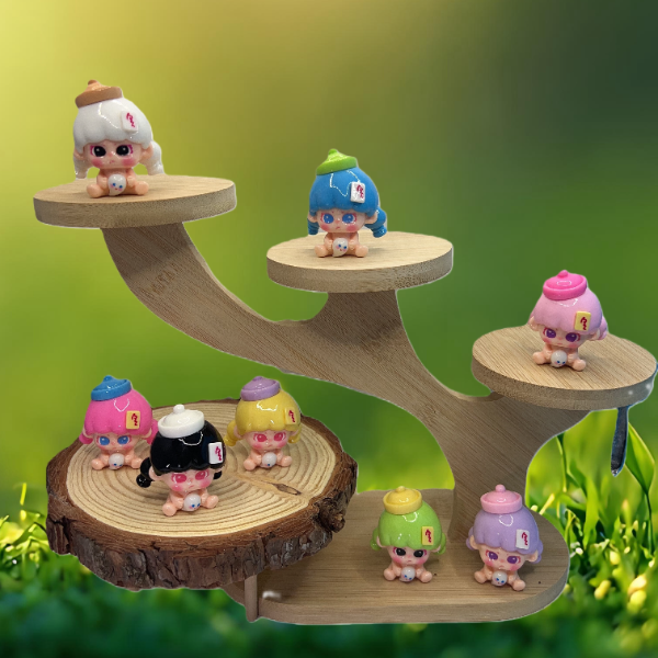 【王炸潮玩】大表姐鬼鬼小僵尸LULU海洋仔仔高透手工车载摆件DIY