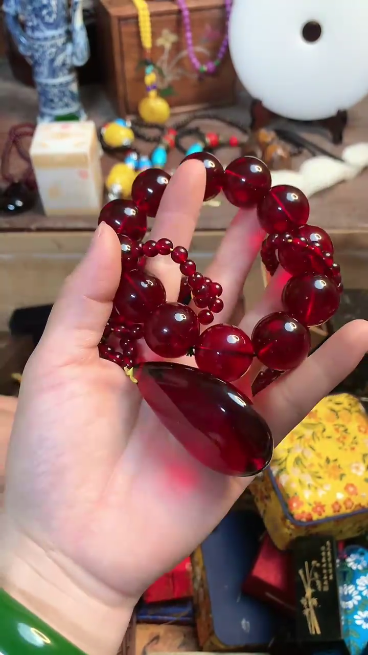 【闪购商品】血珀颈饰未镶嵌玉瑞专属精选摆件