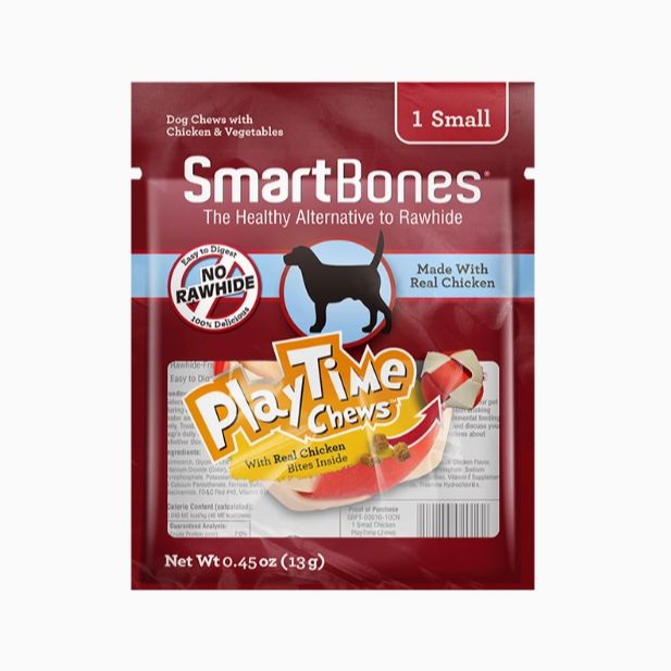 SmartBones洁齿球狗狗磨牙棒小型犬零食泰迪柯基幼犬骨头磨牙咬胶