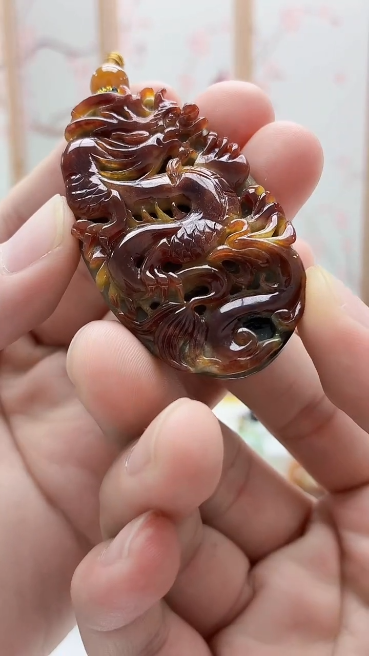 未镶嵌定制翡翠5167bb-毛货挂件55