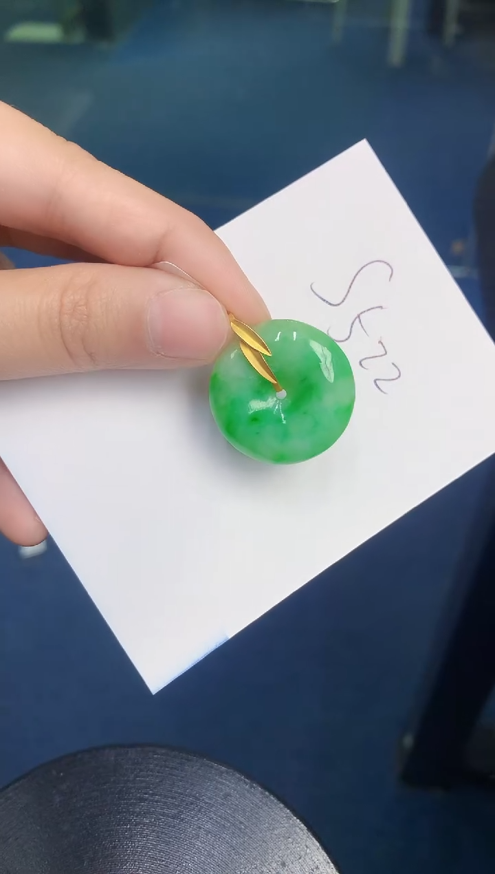 【闪购商品】翡翠颈饰18K金镶嵌000000000
