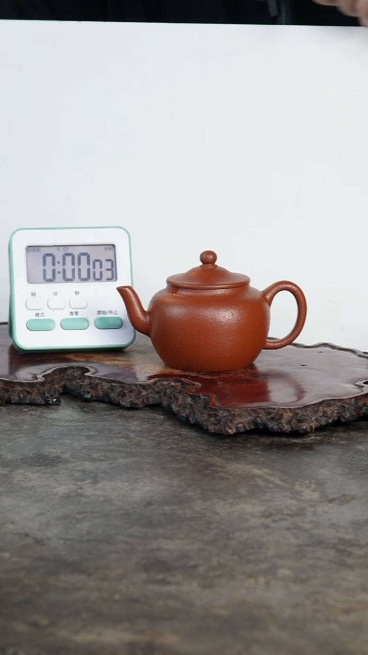 ?老朱泥半手笠帽壶