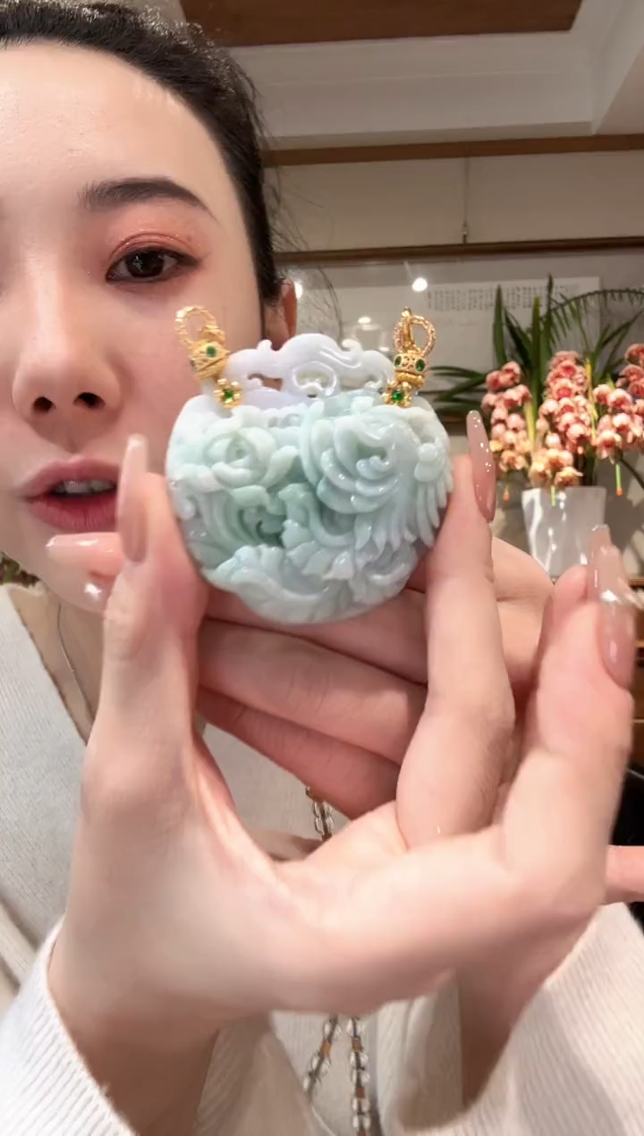 【闪购商品】翡翠颈饰未镶嵌国风