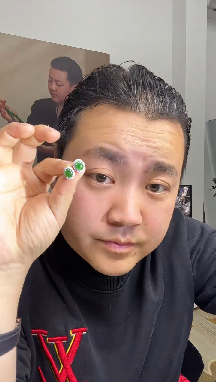 【闪购商品】翡翠戒指未镶嵌耳环