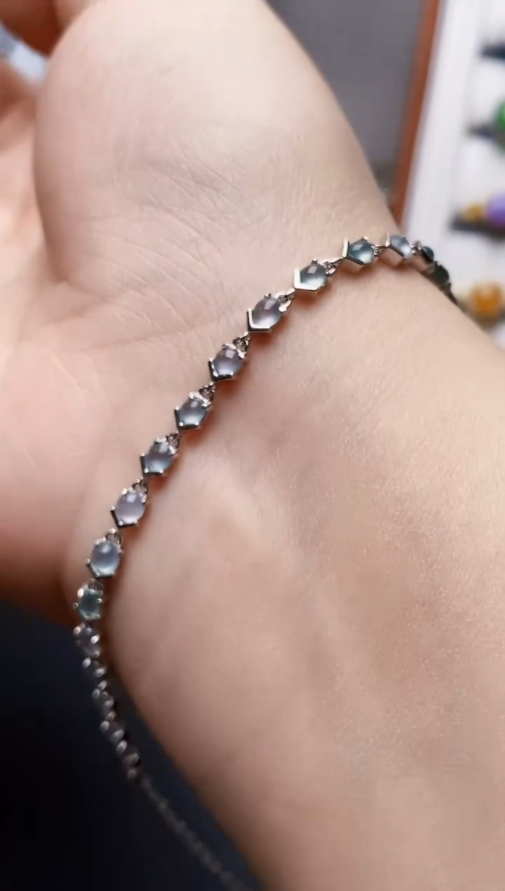 银S925镶嵌戒指翡翠0399