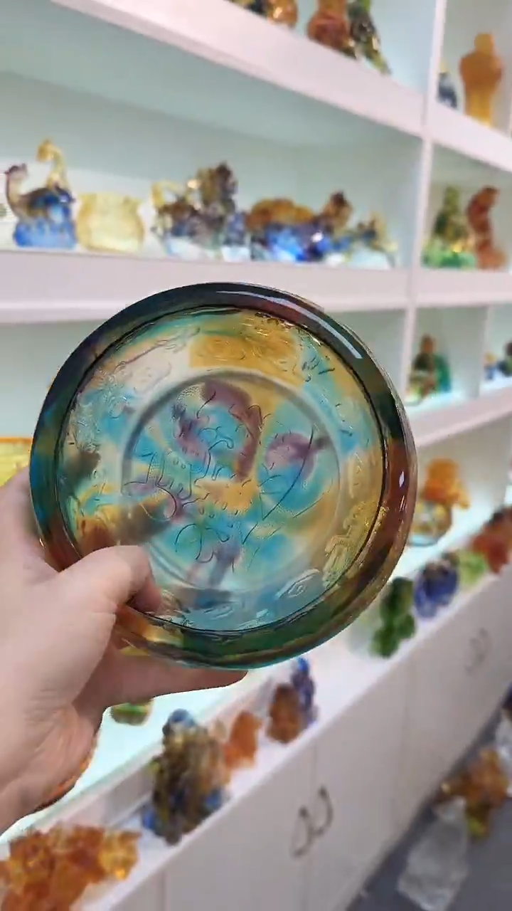 手工艺品琉璃聚宝盆