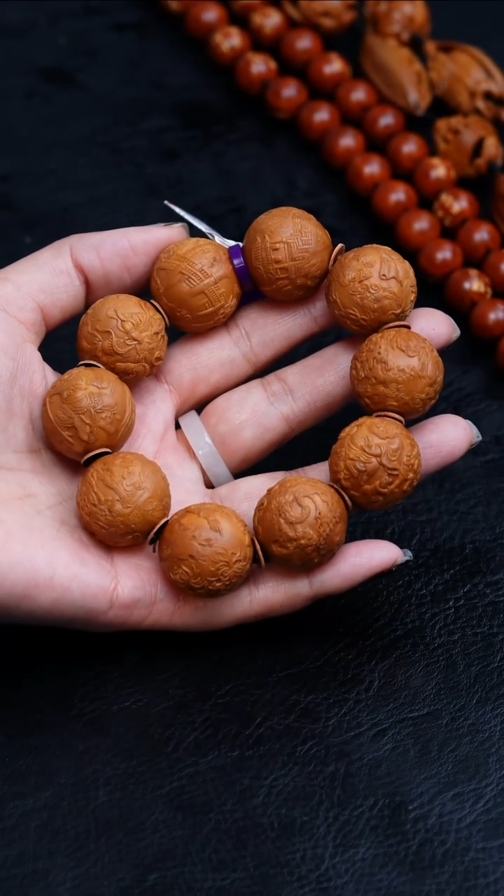 【闪购商品】橄榄核手串/手链23山水地府